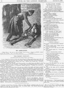 An Unbeliever 1886. Artist: Joseph Swain