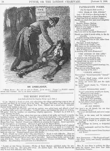 An Unbeliever 1886. Creator: Joseph Swain