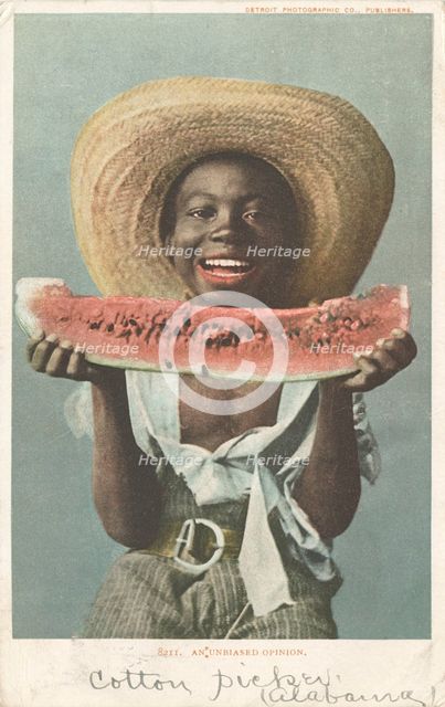 An Unbiased Opinion, ca.1898 - 1931. Creator: Detroit Publishing Company.