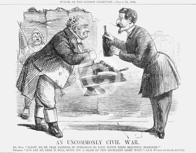'An Uncommonly Civil War', 1860. Creator: Unknown.