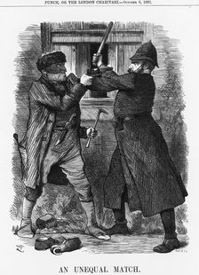 An Unequal Match 1881. Creator: Joseph Swain