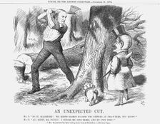 An Unexpected Cut 1874. Creator: Joseph Swain
