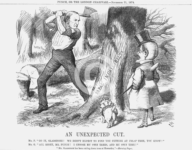'An Unexpected Cut', 1874. Creator: Joseph Swain.