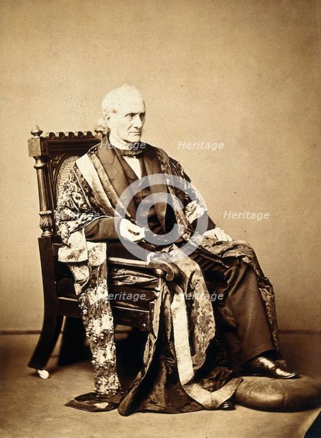 An unidentified man, late 19th century.  Creator: Moira & Haigh.