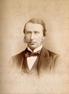 An unidentified man, possibly called Langton, c1880s. Creator: Boning and Small
