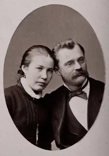 An unidentified couple, acquaintances of FB Power, c1900s. Creator: Paul Rosenow
