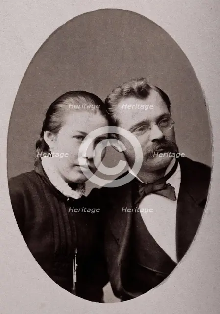 An unidentified couple, acquaintances of FB Power, c1900s. Creator: Paul Rosenow.