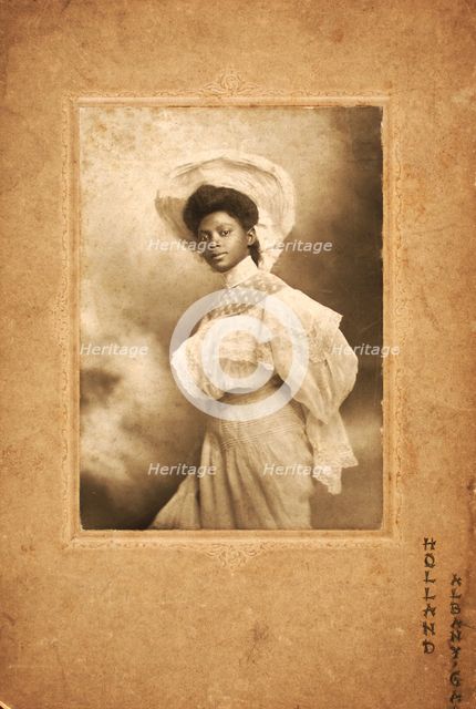 [An unidentified friend of Emily Smith Mallard that she met at Talladega College], c1900. Creator: Unknown.
