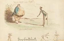 An Unkind Wish, c. 1833. Creator: George Cruikshank