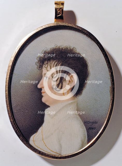 An Unknown Lady, 1805. Creator: Herman Casselle.