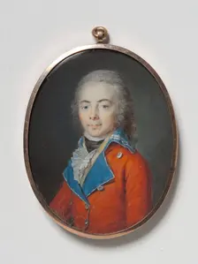 An Unknown Officer, late 18th-early 19th century. Creator: Cornelius Hoyer