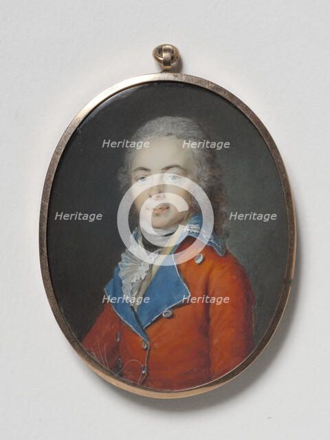 An Unknown Officer, late 18th-early 19th century. Creator: Cornelius Hoyer.