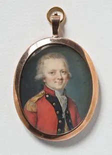 An Unknown Officer, late 18th-early 19th century. Creator: Cornelius Hoyer