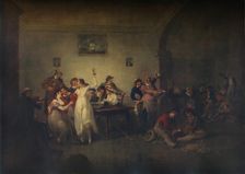 An Unmarried Sailor's Return c1800. Artist: Julius Caesar Ibbetson