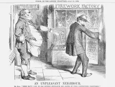 An Unpleasant Neighbour 1859. Creator: Unknown