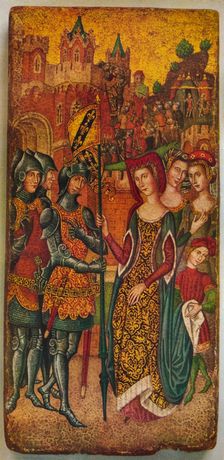 An unrecorded French Primitive: Charles VII & Agnes Sorel: ascribed to Jean Mirail Artist: Jean Miraillet