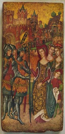 An unrecorded French Primitive: Charles VII & Agnes Sorel: ascribed to Jean Mirail Artist: Jean Miraillet