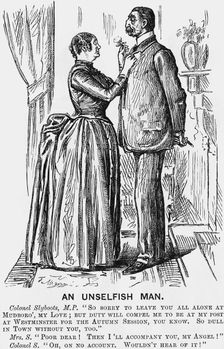 An Unselfish Man 1888. Creator: Unknown