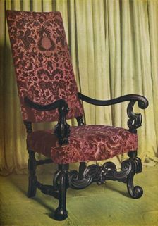An Upholstered Arm Chair c1680