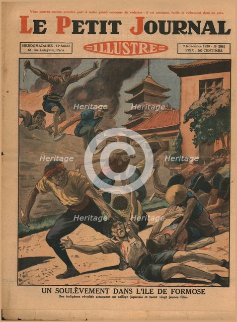 An uprising on the island of Formosa, 1930. Creator: Unknown.
