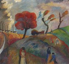 Ant-hill, c. 1916. Creator: Werefkin, Marianne, von (1860-1938)