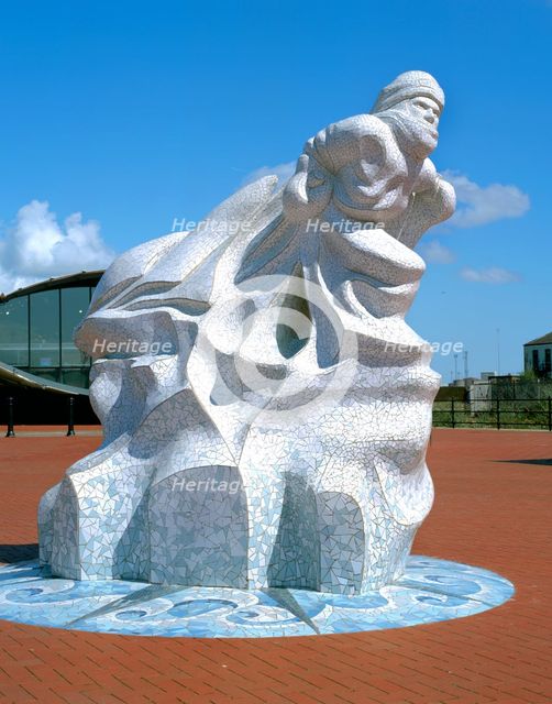 Antarctic 100 Memorial, Waterfront Park, Cardiff, Wales. Creator: Peter Thompson.