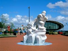 Antarctic 100 Memorial, Waterfront Park, Cardiff, Wales. Creator: Peter Thompson