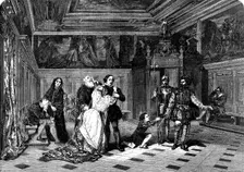 "Antechamber of the Tribunal of the Inquisition, in the Ducal Palace, Venice" - painted by L. Haghe Creator: Henry Duff Linton