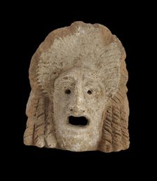 Antefix in the Form of a Tragic Theatrical Mask, 1st century