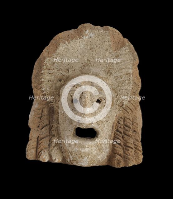 Antefix in the Form of a Tragic Theatrical Mask, 1st century.
