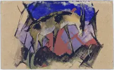 Antelope, 1913. Creator: Marc, Franz (1880-1916)
