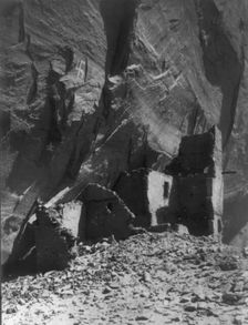 Antelope Ruin, Cañon del Muerto-Navaho, c1907. Creator: Edward Sheriff Curtis
