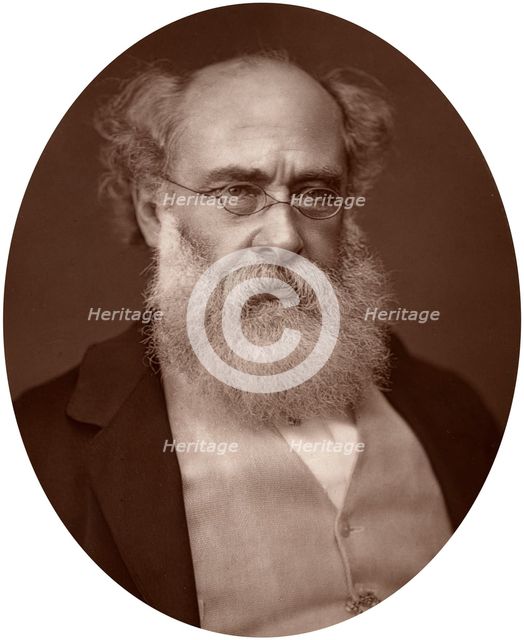 Anthony Trollope, writer, 1878.Artist: Lock & Whitfield