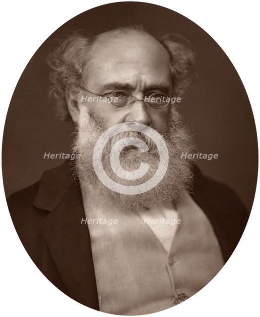 Anthony Trollope, writer, 1878.Artist: Lock & Whitfield
