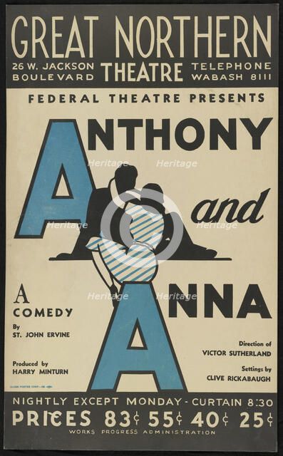 Anthony and Anna, Chicago, 1938. Creator: Unknown.