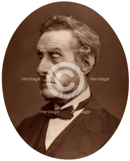 Anthony Ashley-Cooper, 7th Earl of Shaftesbury, British politician and philanthropist, 1876.Artist: Lock & Whitfield