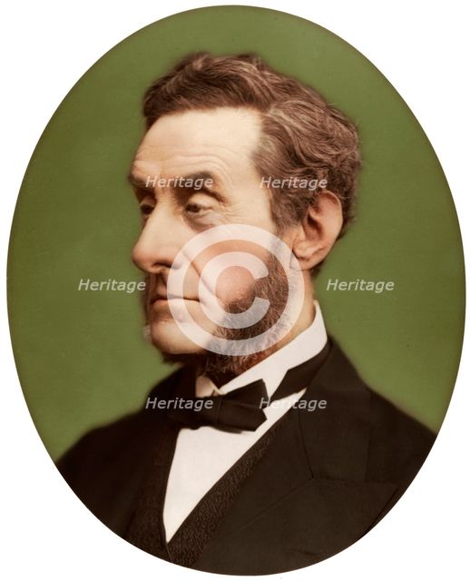 Anthony Ashley-Cooper, 7th Earl of Shaftesbury, British politician and philanthropist, 1876. Artist: Lock & Whitfield.