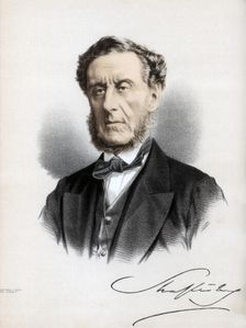 Anthony Ashley Cooper, 7th Earl of Shaftesbury, English politician and philanthropist, c1890.Artist: Cassell, Petter & Galpin