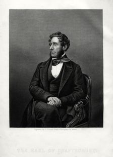 Anthony Ashley Cooper, 7th Earl of Shaftesbury, English philanthropist, c1880.Artist: DJ Pound