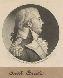Anthony Breck, 1798. Creator: Charles Balthazar Julien Févret de Saint-Mémin