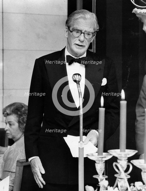 Anthony Eden (1897-1977), 1st Earl of Avon, 1965. Creator: Unknown.