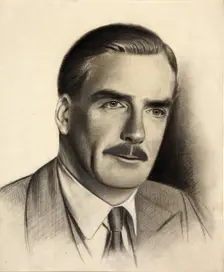 Anthony Eden, 1st Earl of Avon, between 1939 and 1946. Creators: Central Office of Information, Unknown