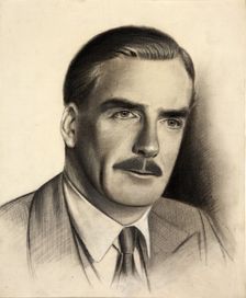 Anthony Eden, 1st Earl of Avon, between 1939 and 1946. Creators: Central Office of Information, Unknown