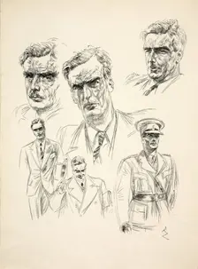 Anthony Eden, 1st Earl of Avon, between 1939 and 1946. Creators: Central Office of Information, Richard Ziegler