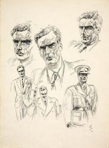 Anthony Eden, 1st Earl of Avon, between 1939 and 1946. Creators: Central Office of Information, Richard Ziegler