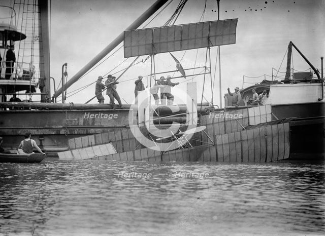 Anthony Jannus, Flights And Tests of Rex Smith Plane Flown By Jannus - Flights of Plane, 1912. Creator: Harris & Ewing.
