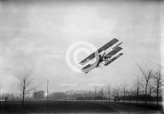 Anthony Jannus, Flights And Tests of Rex Smith Plane Flown By Jannus - Flights of Plane, 1912. Creator: Harris & Ewing.