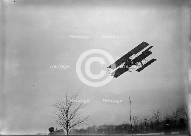 Anthony Jannus, Flights And Tests of Rex Smith Plane Flown By Jannus - Flights of Plane, 1912. Creator: Harris & Ewing.