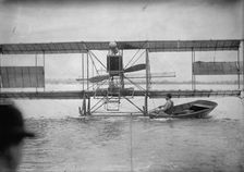 Anthony Jannus, Flights And Tests of Rex Smith Plane Flown By Jannus - Flights of Plane, 1912. Creator: Harris & Ewing