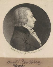 Anthony Morris Buckley, 1798. Creator: Charles Balthazar Julien Févret de Saint-Mémin